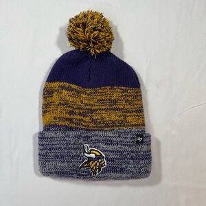 47 Brand Purple and Gold MN Vikings Pom-Pom Beanie #skol